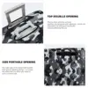 Custom Black Modern Military Camouflage Camo Style Luggage Cover Elastic Travel Suitcase Protective Covers Suit For 18-32 inch 4