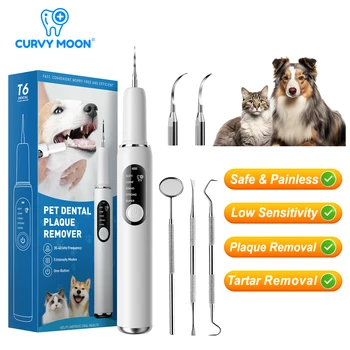 5-Mode Ultrasonic Pet Dental Scaler for Dogs & Cats