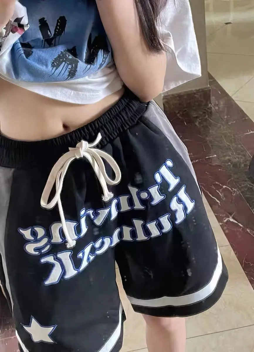 Sports Shorts Women'S Men'S Casual Five-Point Pants Loose Summer Basketball Pants Big Pants Thin Section 2023