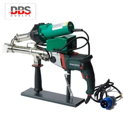 HDPE Pipe Welding Extrusion Welding Gun Hand Held Plastic Extrusion Welder Gun with Double Display DBS-610D