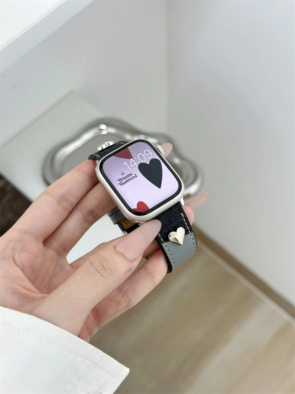 Cinturino per smartwatch in ecopelle per apple watch series_voghion.com