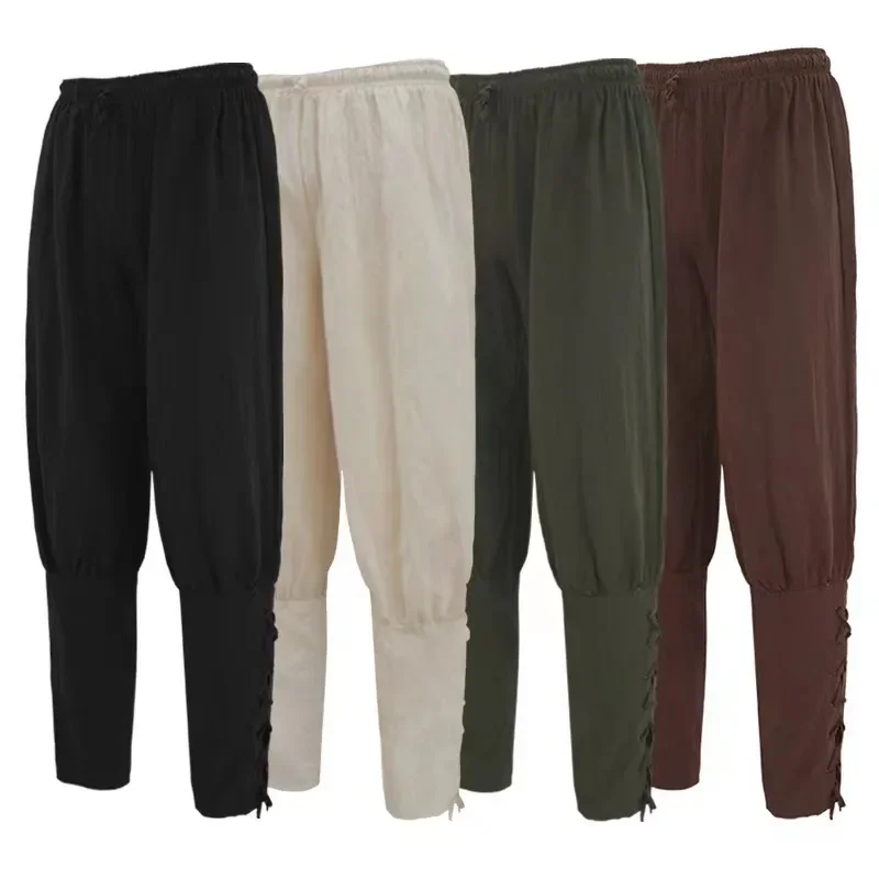 

men's trousers ankle-strap pants medieval pirate ship quick-drying pants