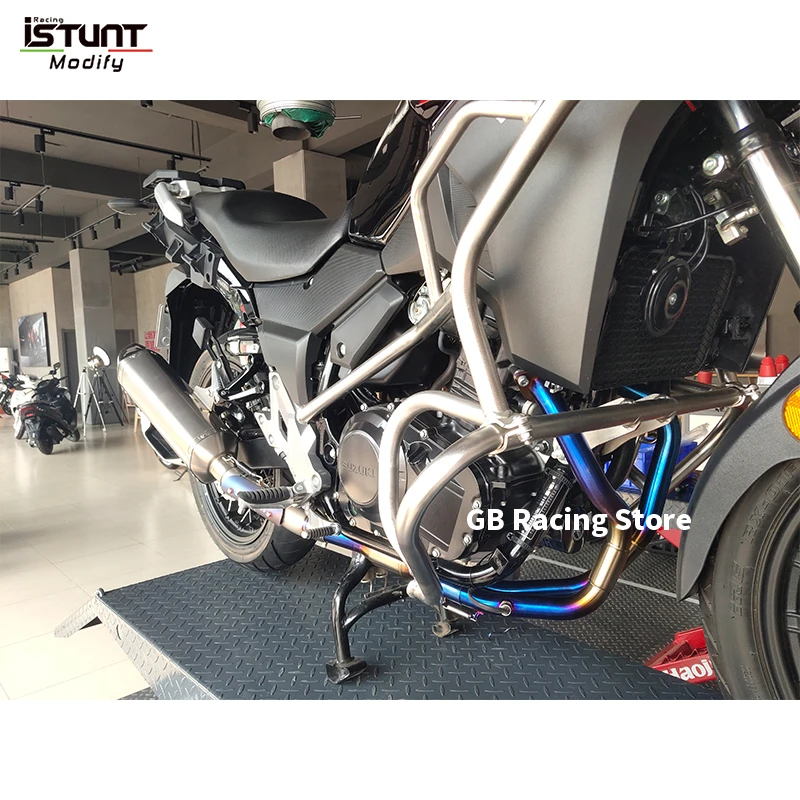 For SUZUKI GSX250R GSX250 GSX 250 250R DL250 2016 - 2022 Motorcycle Exhaust Escape Moto Modified Titanium alloy Front Link Pipe - Image 2