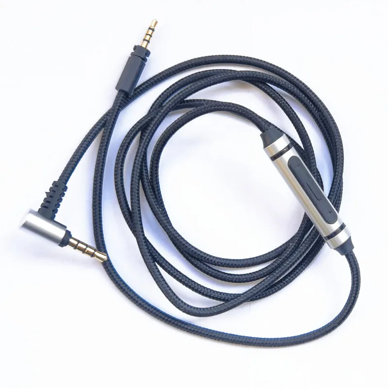 Headphone Audio Wire for Sennheiser HD400S HD350BT HD4.30 HD4.40BT HD4.50BTNC HD450B With Mic MOMENTUM Audio Extension Cable