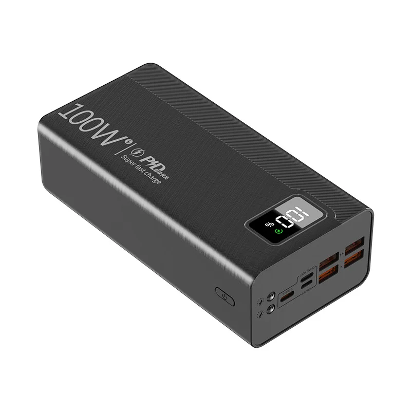 50000mAh 대용량 고속 충전 보조배터리 휴대용 야외 여행용 외장 배터리 팩