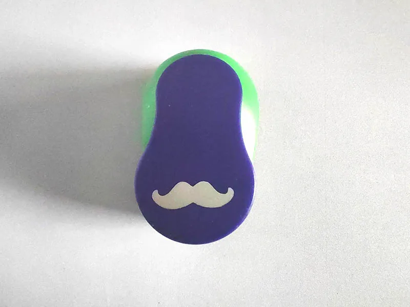 1" 25mm mustache craft punch set Hole Paper Cutter mustache Scrapbooking punchers Paper Puncher eva hole punch