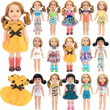 

Doll Clothes Fashion Style Summer Dress Fit 14.5 Inch Wellie Wisher&32-34 Cm Dolls Nancy For Paola Reina Girl's Accessories,Gift