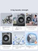 XL Drum Washing Machine Automatic Household Ultra-Thin 10kg Frequency Conversion Washing Machine 2