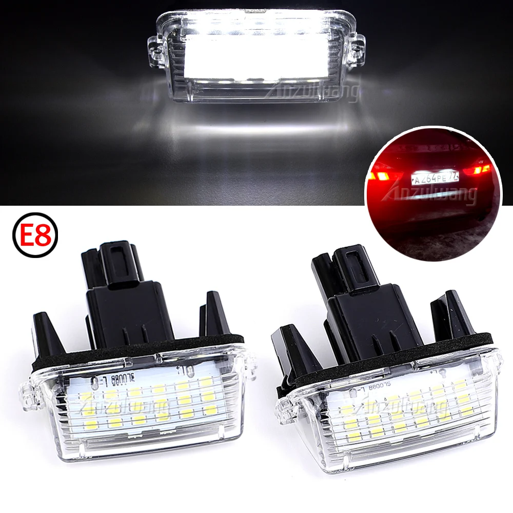 2 Pezzi Led Lampade Targa Per Toyota Camry Avalon Auris E18 Vios Esquire Avensis Esquire Ez Abaya Proace City Sai