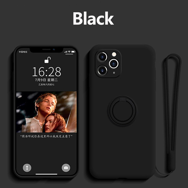 Car Magnetic Holder Soft TPU Silicone Case For iPhone 13 12 11 Pro Max 6 S 8 7 Plus X XS XR XS SE Coques Fundas Shell