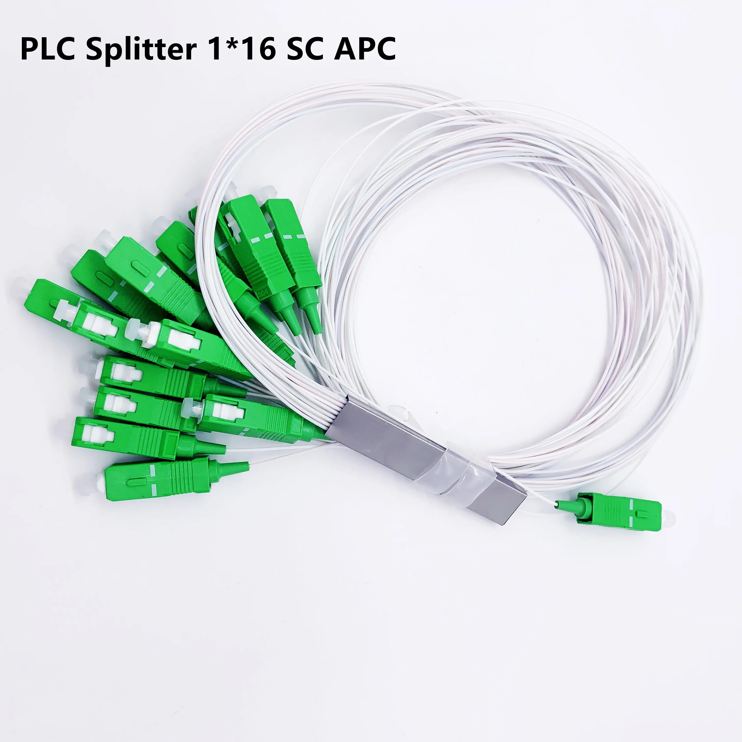 5PCS FTTH 광섬유 APC 커넥터 분배기 1x2 광섬유 튜브 분배기 PLC 분배기 1x2 1x4 1x8 1x16 1x32 분배기