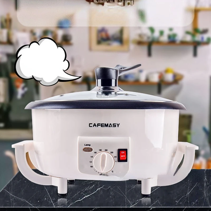 Stainless Steel Non-stick Pan Bottom Coffee Roaster High Temperature Dryer For Multigrain Seed Popcorn