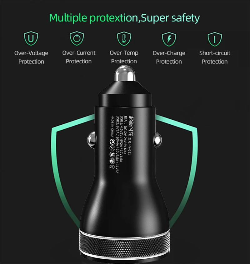 usb quick charge 65W OnePlus 9 Pro Warp Car Charger for OnePlus 9R 8T 8 Pro 7T Pro 7 6T 5T 30W Warp /20W Dash Fast Charger 2 Ports Qucik Charger mobile phone chargers