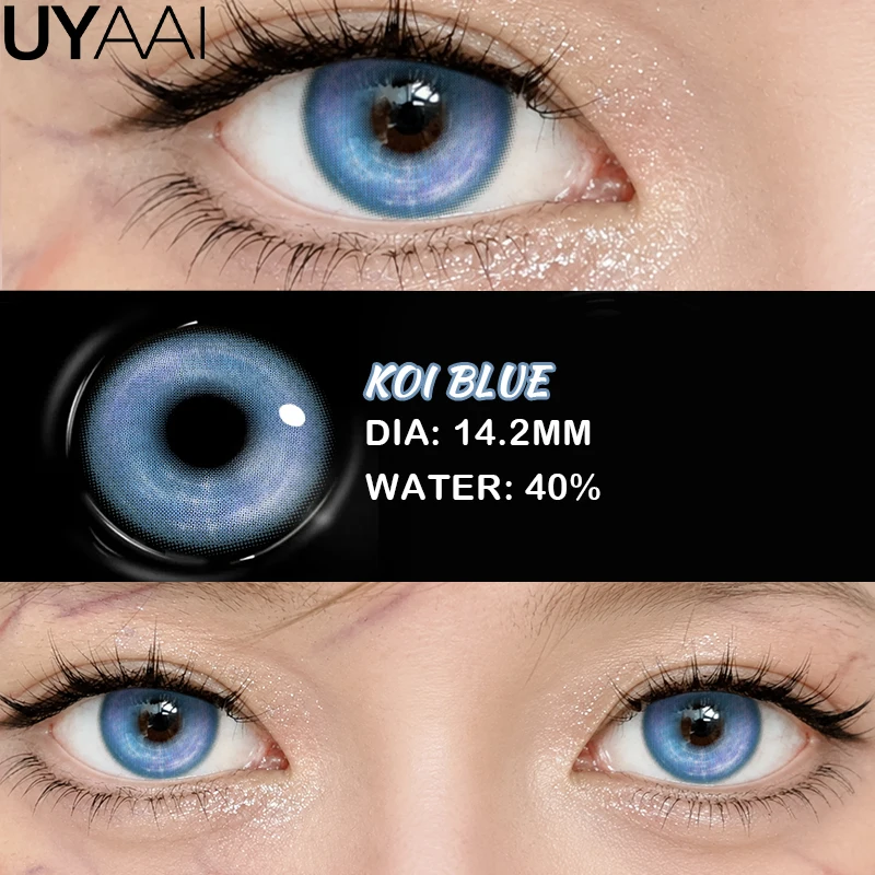 Vibrant Red Halloween Cosplay Contact Lenses - 14.5mm Anime-Inspired Cosmetic Eye Color Enhancers