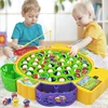 Electric Rotating Magnetic Fishing Toys Play Game Music Spinning Fish Plate Water Party Musical Sports Toy Set Children Kid Gift 3