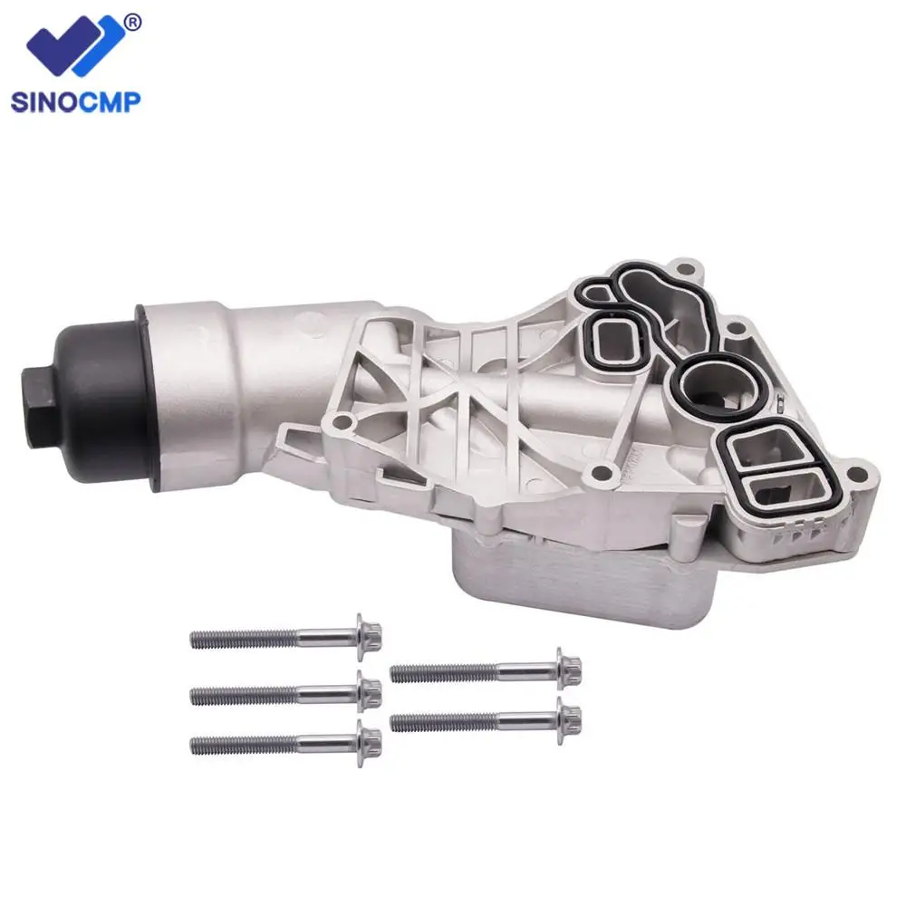 Aluminum Oil Cooler Filter Housing Assembly 11428585235 For 2014-2019 Mini Cooper Bmw I8 X1 X2 Upgrade Engine Replace Parts