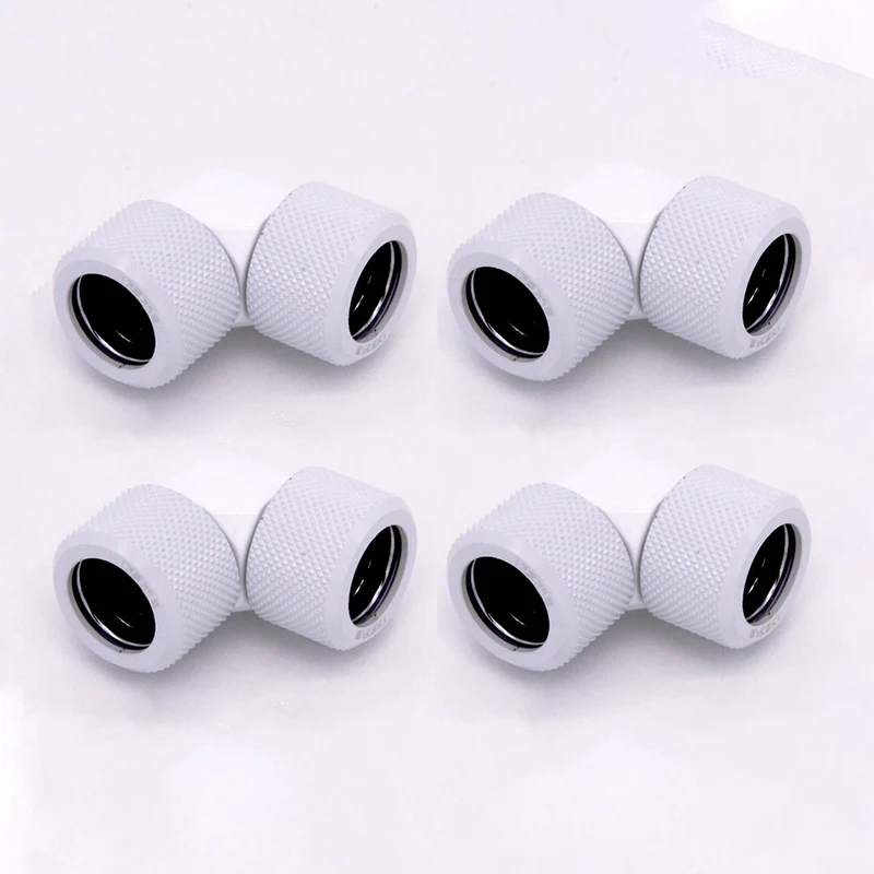 Bykski-water Cooling Computer Tubing 90 Degree Fitting Uso para Od12 mm Od14 mm Od16 mm Tubing Hand Compression Copper Fitting Pcs por Conjunto - Imagem 5