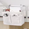 Multifunctional Bedside Sofa Hanging Storage Bag, Fabric Hanging Basket Bedside Shelves for Dormitory and Apartment Storage 5