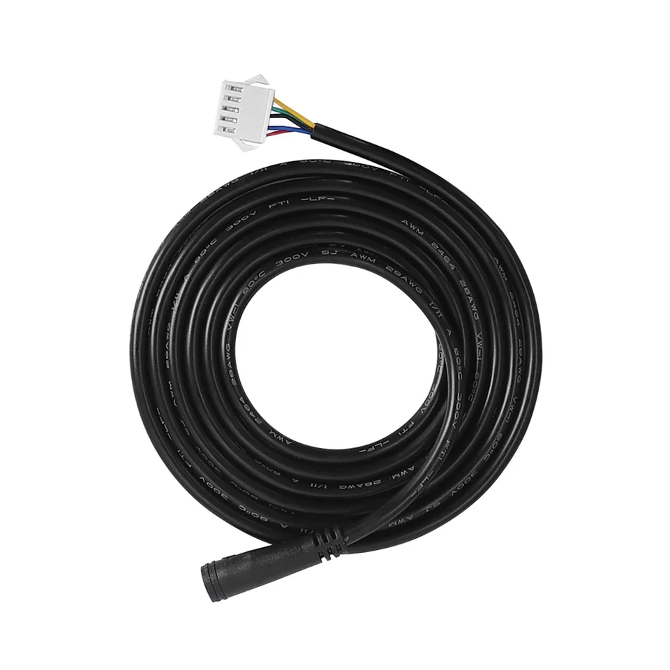 Ebike Extension Cable 5PIN Extension Cable For BAFANG Mid Drive Kit - 60cm Waterproof CAN Protocol Can Protocol Display Extension