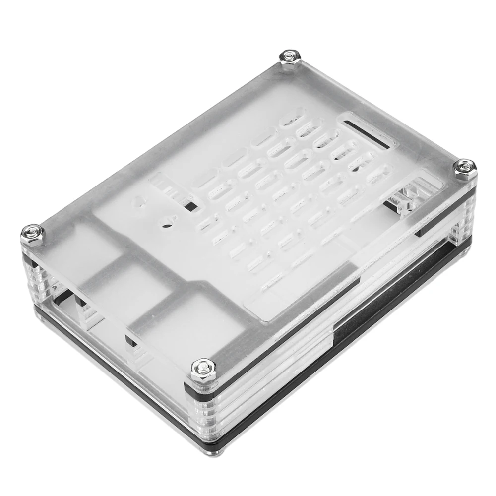 

Clear 9-Layer Acrylic Case Protective Case Clear Case for Raspberry Pi 5