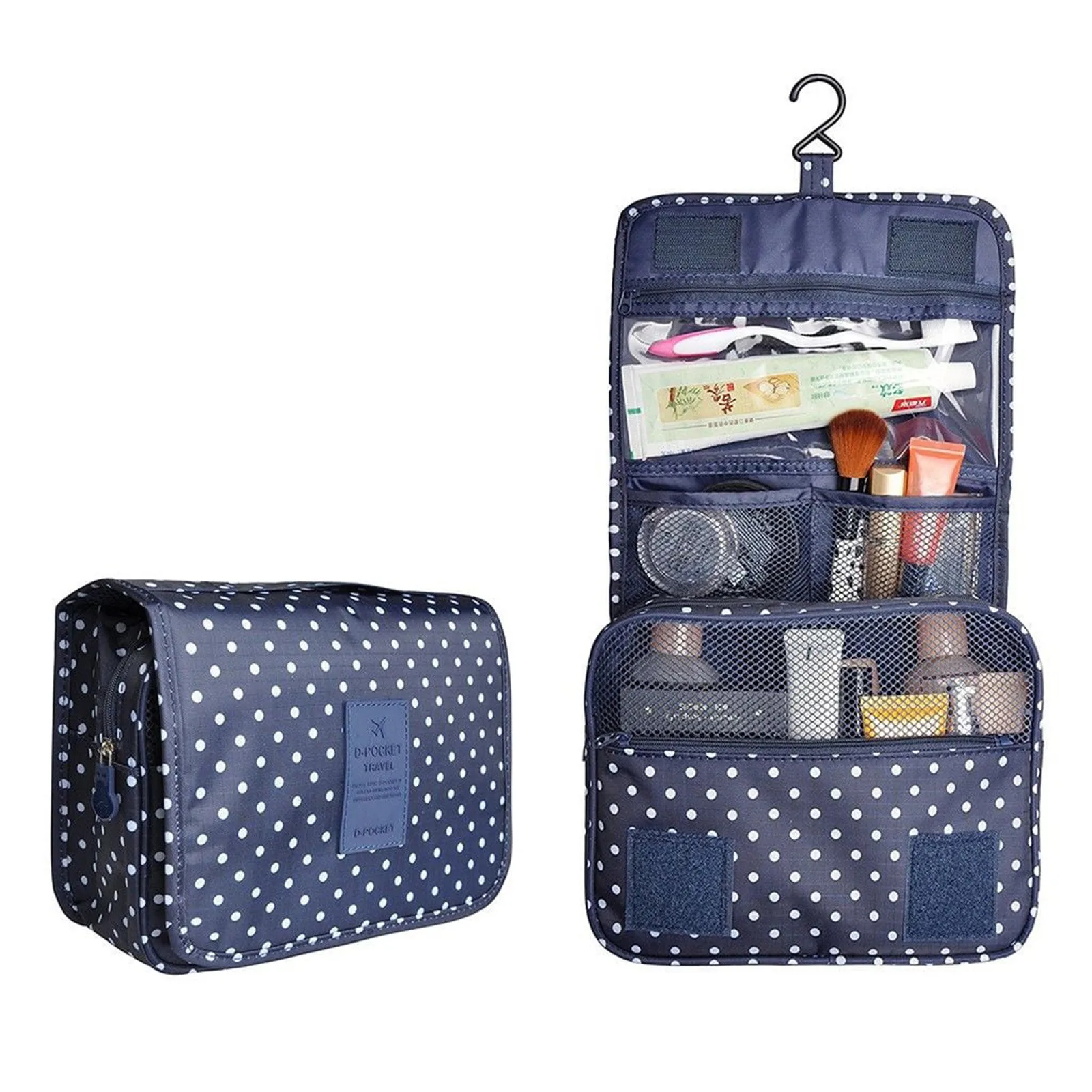 Toiletry Bag for Women Travel Bag with Hanging Hook Bathroom Organizer