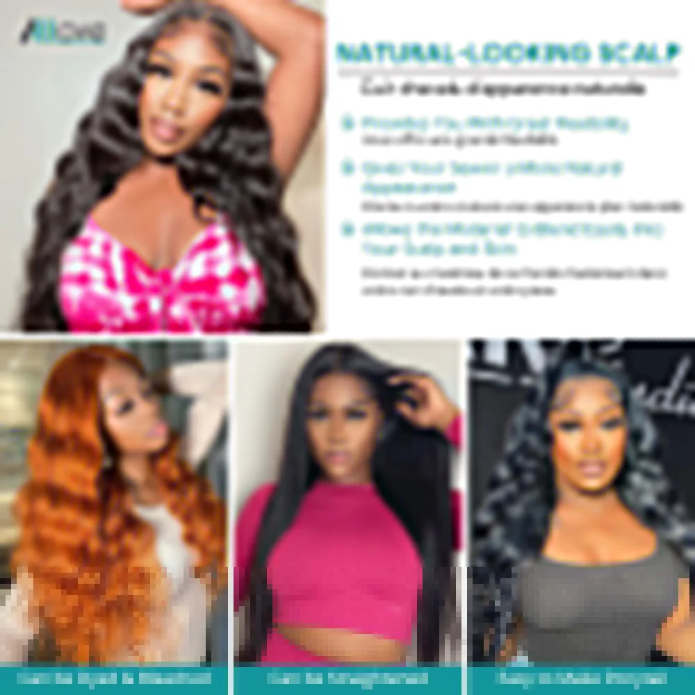 Allove U Part Human Hair Wig Brazilian Remy Hair 2x4 U Part Wig Loose Deep Wave Full Machine Made Wigs For Black Women