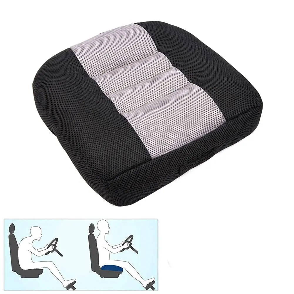 

Car Booster Seat Cushion Heightening Height Boost Mat, Breathable Mesh Portable Car Seat Pad Angle Lift Seat for Car Office Home