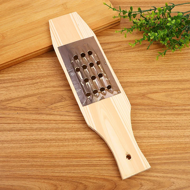 Old-fashioned wooden grater Pure copper plank radish planing multifunctional vegetable cutter | Дом и сад