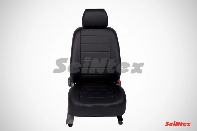 Комплект автомобильных чехлов Seintex 85688 для Hyundai Santa Fe (2012- н.в.) - изготовление из