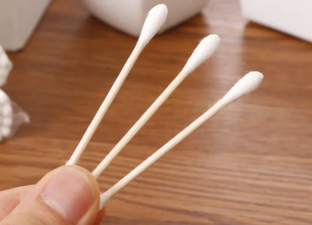800 Cotton Fioc Con Portabastoncini - Doppia Punta, Legno Naturale, Per Trucco E Pulizia - Foto 9