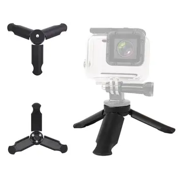 Treppiede stabilizzatore per fotocamera Stabilizzatore per staffa per fotocamera Supporti per treppiede mini maniglia da tavolo per modalità supporto telefono