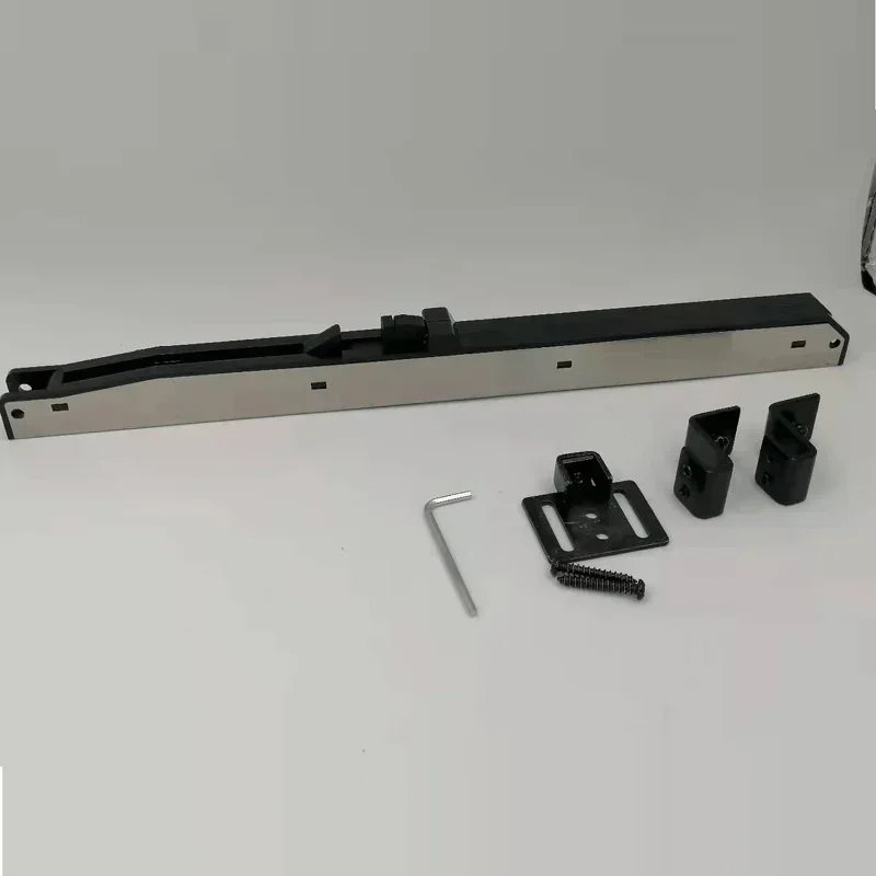 1pcs 도어 슬라이드 댐퍼 소프트 닫기 메커니즘 가이드 레일 헛간 목재 핫 세일에 대한 가구 용해 액세서리