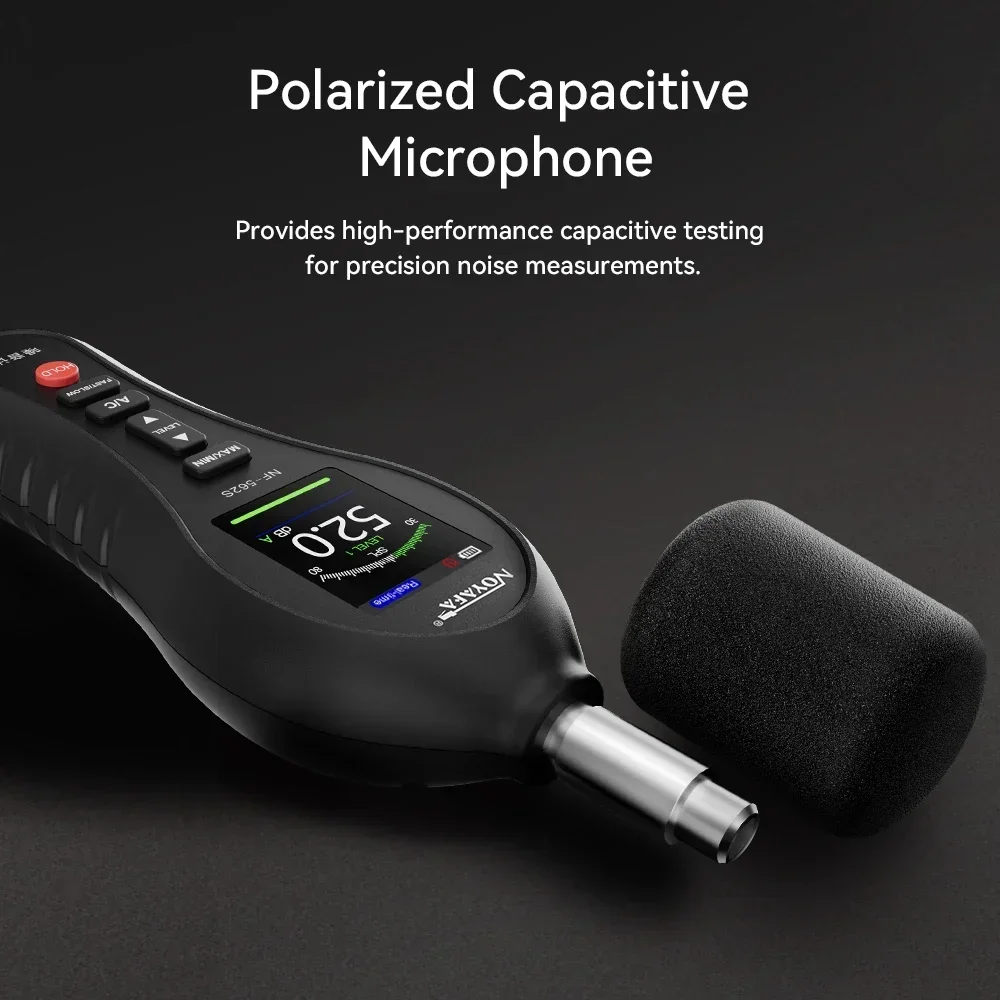 NOYAFA Sound Level Meter NF-562S Digital Handheld Noise Measuring Instrument 30~130dB Mini Audio Noise Volume Decibel Meter 3