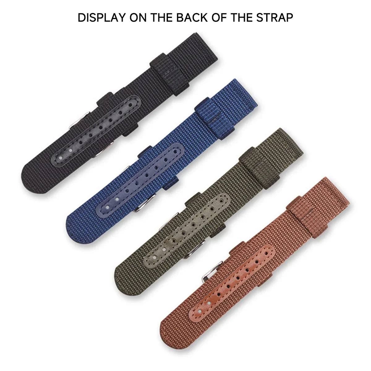 Versatile Nylon Canvas Woven Watch Strap - Adjustable Sports Bracelet