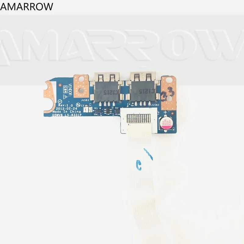 Placa Usb Original para Acer V3571g V3-571 V3-551g V3-551 E1-531 Q5wv1 Q5wv8 E1-531 E1-571g Ls7911p Ls8331p - Imagem 2