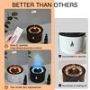 KINSCOTER Volcano Flame Aroma Diffuser Jellyfish Smoke Ring Air Humidifier 360ml Aromatherapy Essential Oil Diffuser Cool Gift 5
