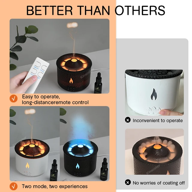 Volcano Flame Aroma humidifier 5