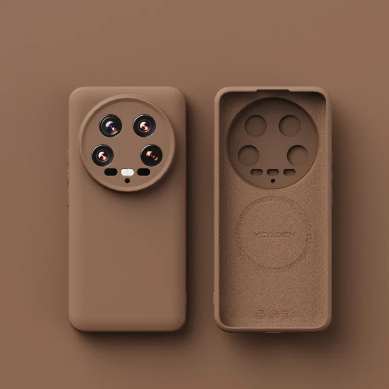 Premium Magnetic Liquid Silicone Shockproof Case with Matte Finish