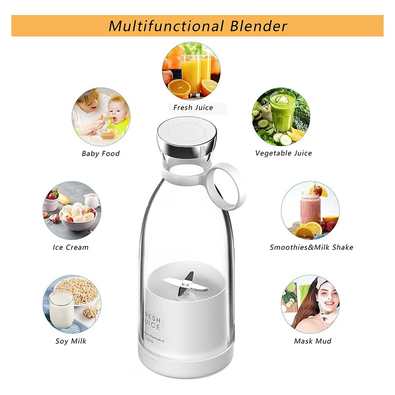 Fruit Juicer Juice Blender Juice Maker Blender Mini Portable Blender Electric Juicer Fruit Mixers Fruit Extractors Smoothies Mixer Multifunctional Juice Maker Machine