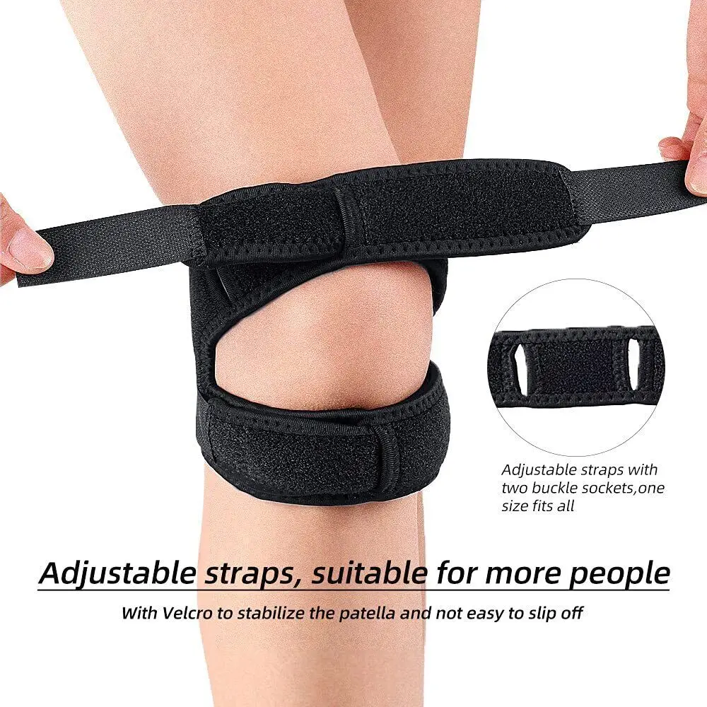 

Sports Patella Brace Adjustable Strap Kneepads Pad Protective Gear Climbing Basketball Volleyball Protectorfor Knee Pain