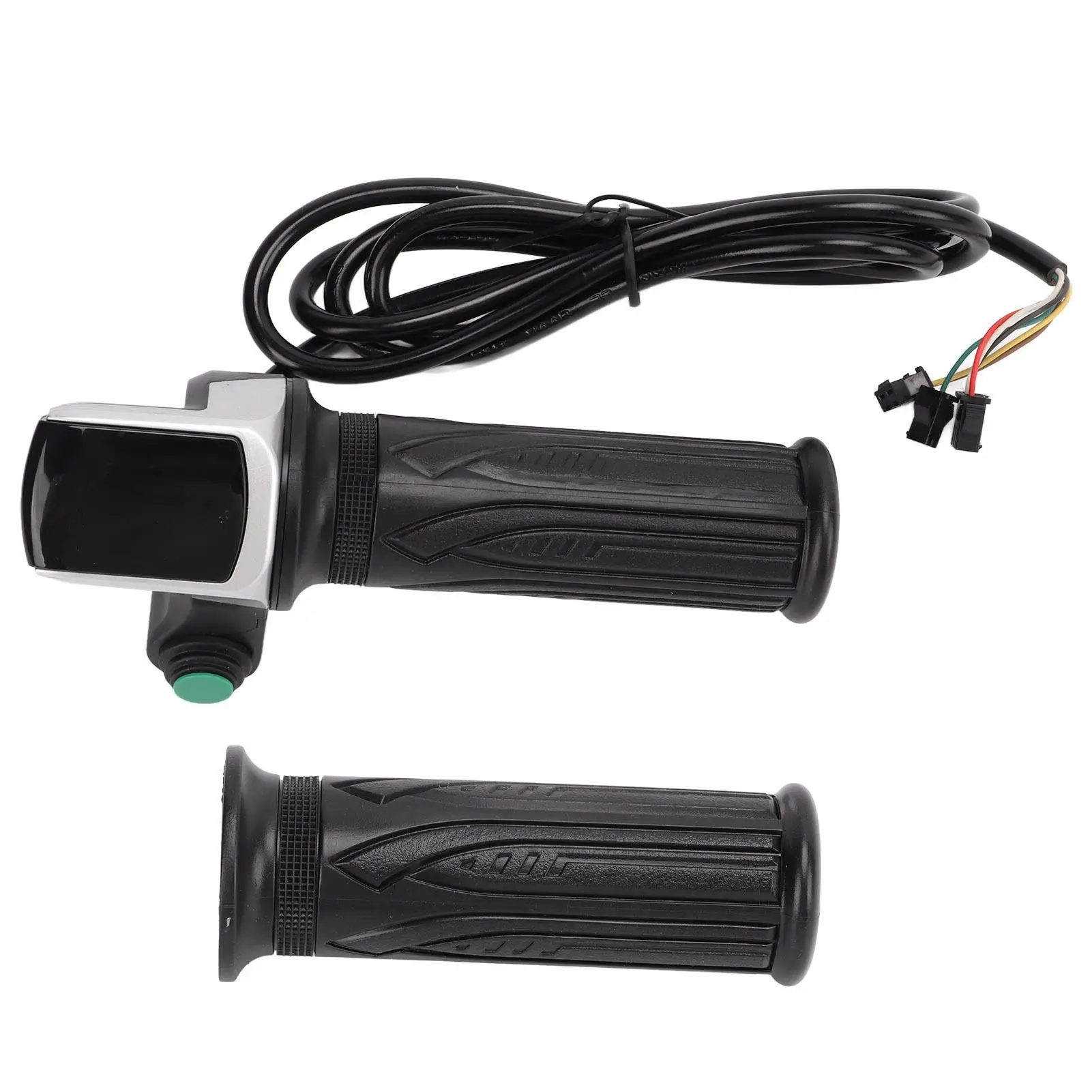 24V 36V 48V Electric Scooter Throttle LCD Display With Switch Button E-Bike Handlebar Accelerator