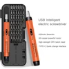 Electric Screwdriver Set Precision Power Tool Kit Rechargeable Wireless Mini Small Bits for Mobile Cell computer Repair CRV 2