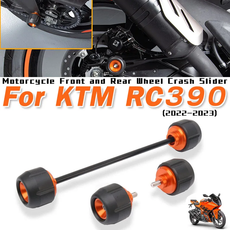 

Для KTM RC 390 2022-2023 защитные накладки для переднего и заднего колес мотоцикла