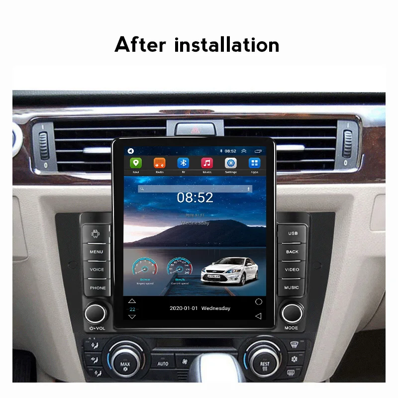 AWESAFE Android 12 Car Radio Stereo for BMW E46 M3 9 inch Touch