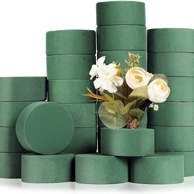 9/12/15cm Wet Floral Foam Blocks Florist Round Flower Arrangement Styrofoam  Supp