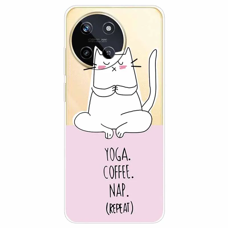 Transparent Cute Soft Silicone TPU Phone Case - Clear Protective Cover
