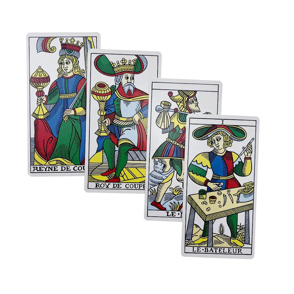 LE TAROT DE MARSEILLE 78枚セット Marseille Tarot Deck 78 Cards Full English Version Divination Set