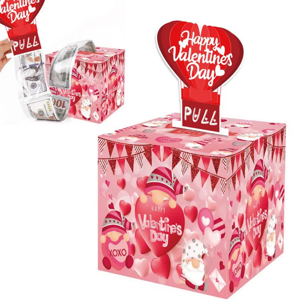 

Diy Money Box Vibrant Money Gift Box for Birthday Surprise Diy Cash Gift Pull Box Birthday Gift Idea Set with Easy Assembly Ways