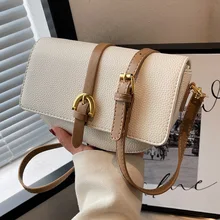 

2022 European and American New Spring and Summer Fashion Ladies Luxury High-quality Casual Simple Shoulder Messenger Saddle Bag