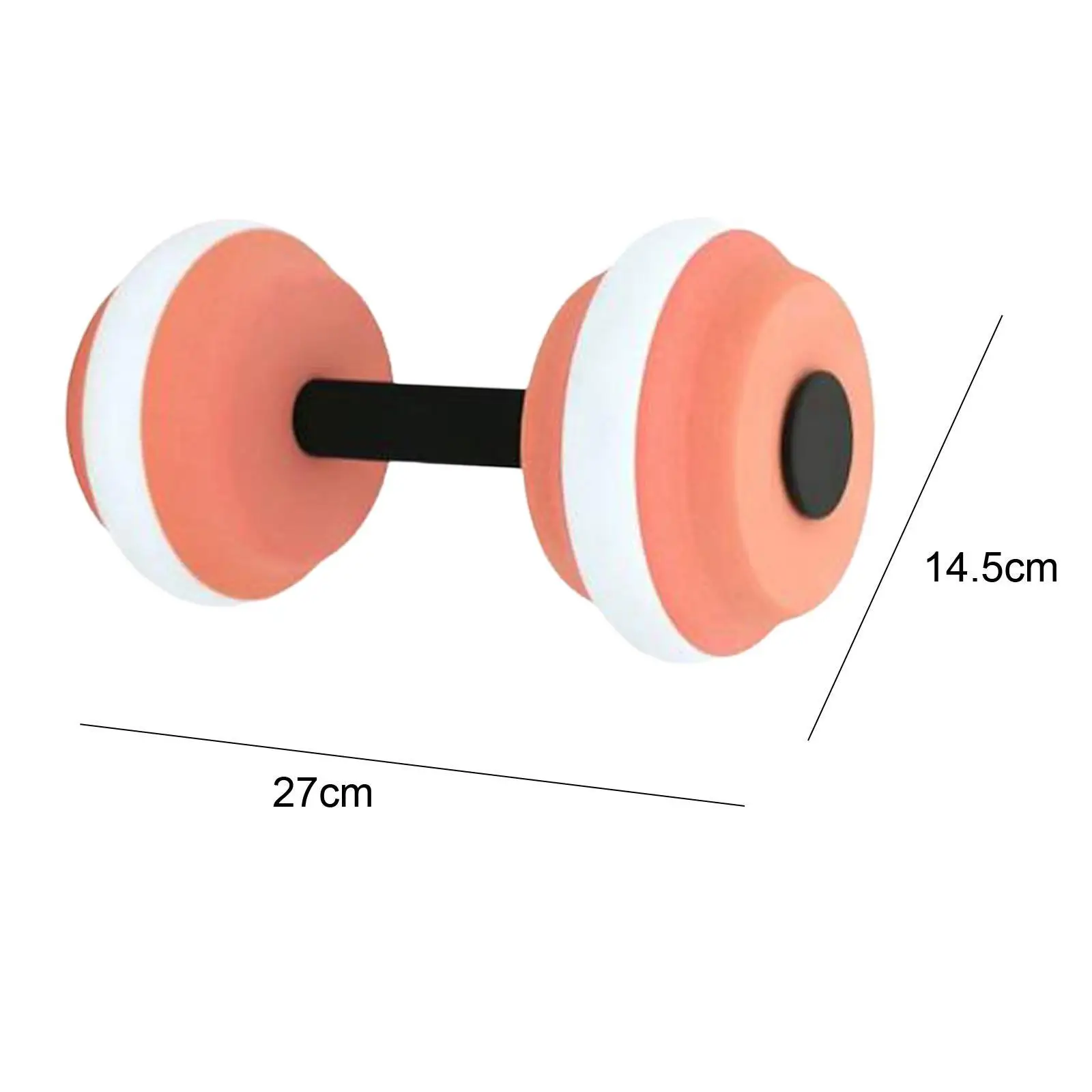 Aqua Dumbbell Hand Bar for Swimming EVA Foam Water Weights for Pool Exercise Buoyant Fitness Equipment Resistance Training